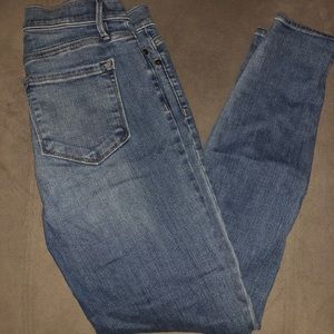 Ann Taylor Loft High Waisted Skinny Ankle Jeans